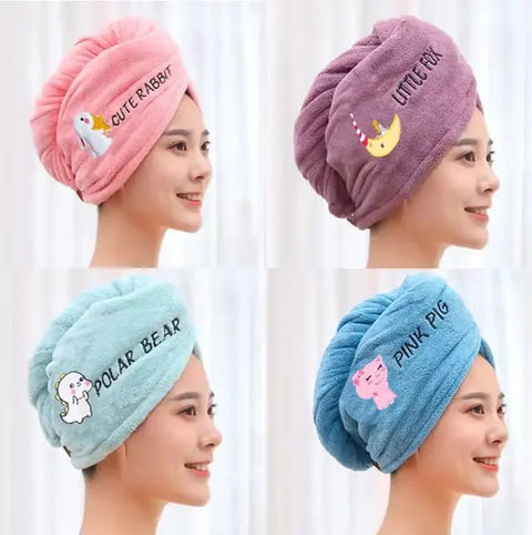 Hair Drying Towel - Mixed Colors